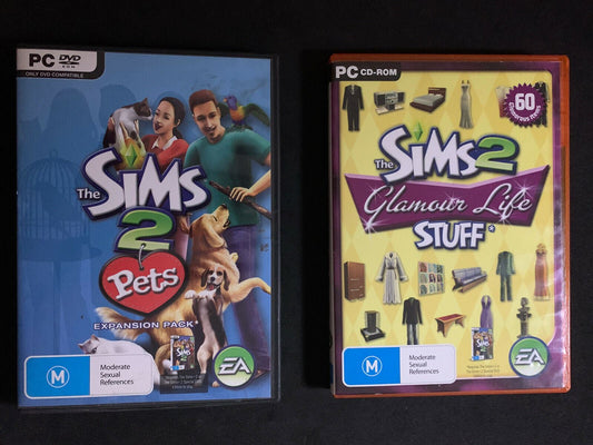 The Sims 2 Pets Expansion + Glamour Life Stuff PC