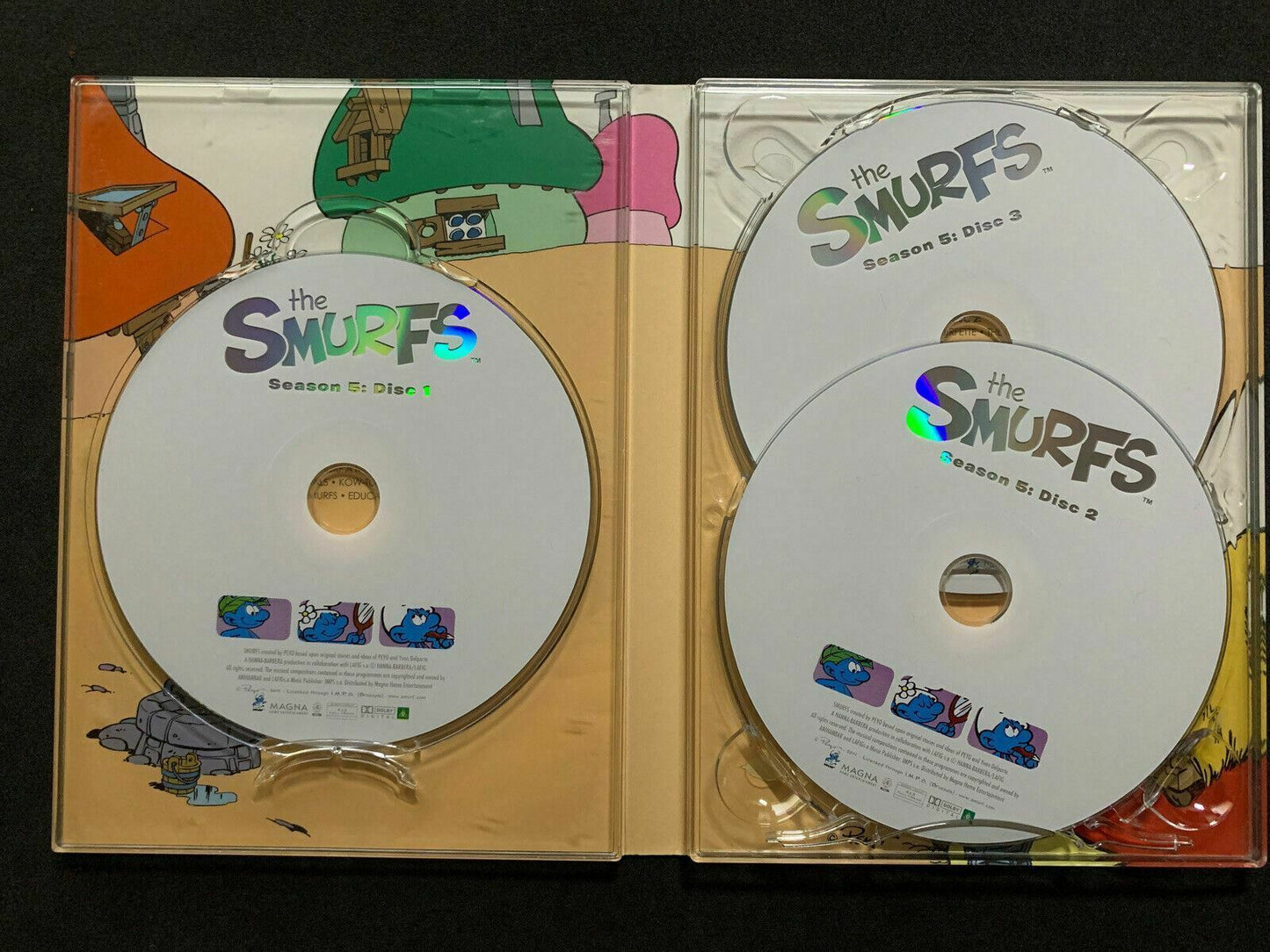 The Smurfs : Complete Season 5 (DVD, 1981, 3-Disc Set)