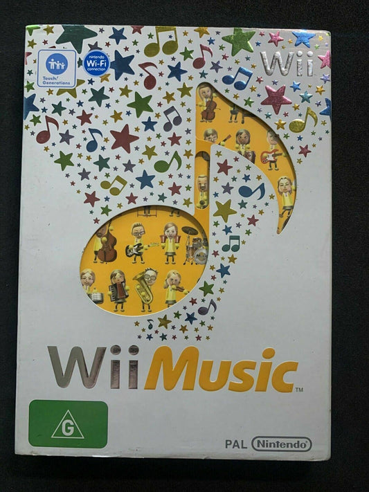 Wii Music (Nintendo Wii, 2008) - Nintendo Play 60 Music Instruments PAL Game