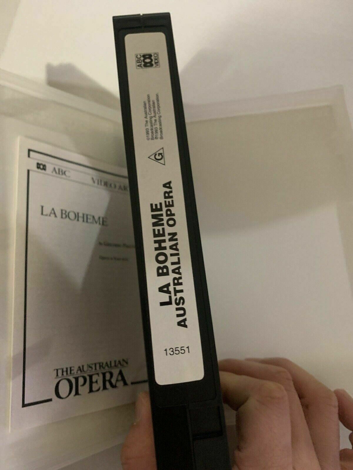 *RARE* La Boheme By Giacomo Puccini Directed By Baz Luhrmann (VHS, 1993) PAL