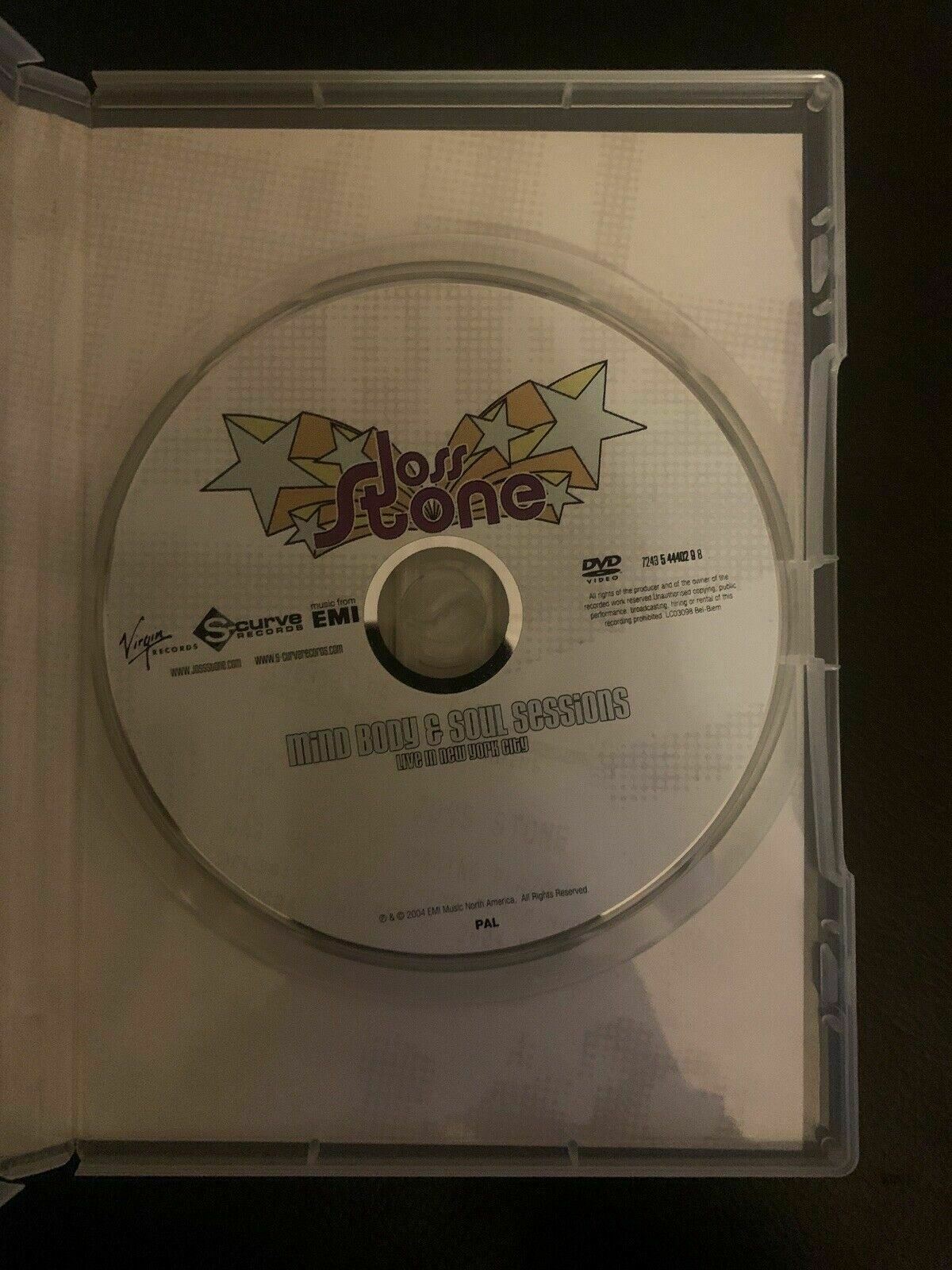 Joss Stone - Mind Body & Soul Sessions Live In New York City (DVD, 2004)