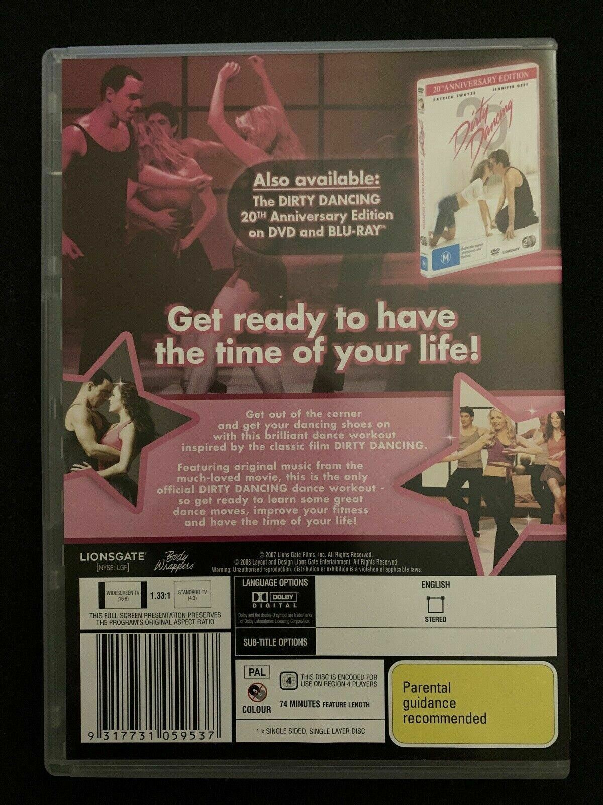 Dirty Dancing - The Official Dance Workout DVD Region 4