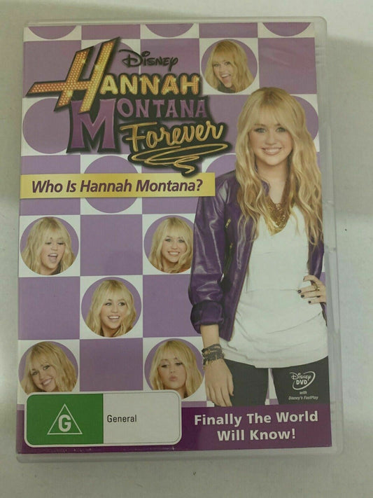 Hannah Montana Forever - Who Is Hannah Montana? (DVD, 2010) Miley Cyrus Region 4
