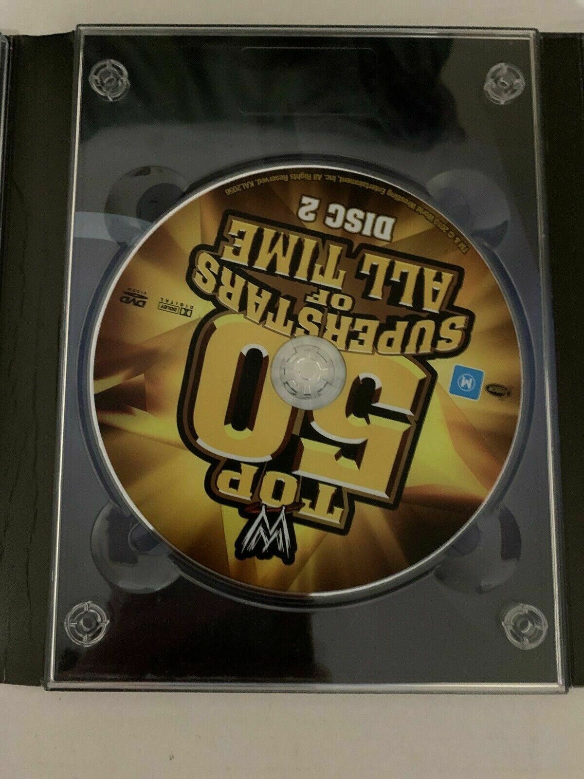 WWE - Top 50 Superstars Of All Time (DVD, 2011, 3-Disc Set) Region 4