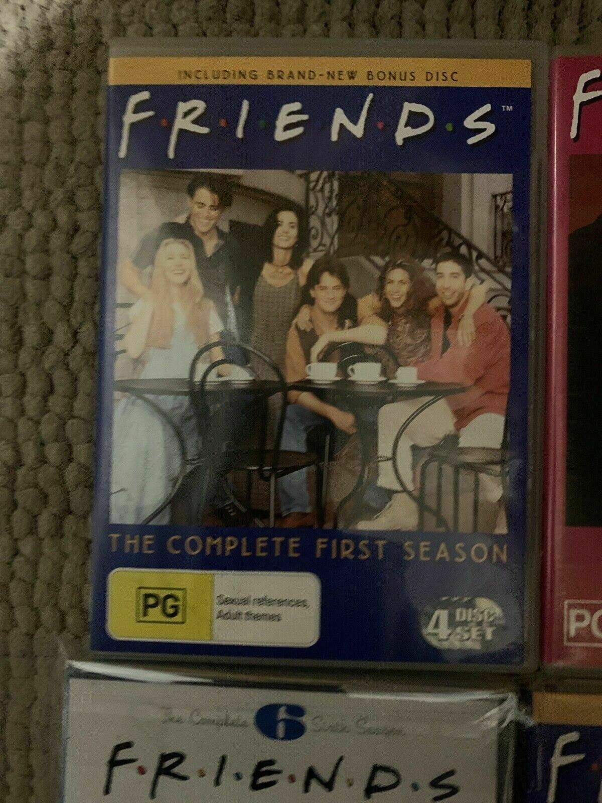 Friends - Complete Series 1-10 (DVD, 2004) Region 4.  Jennifer Aniston