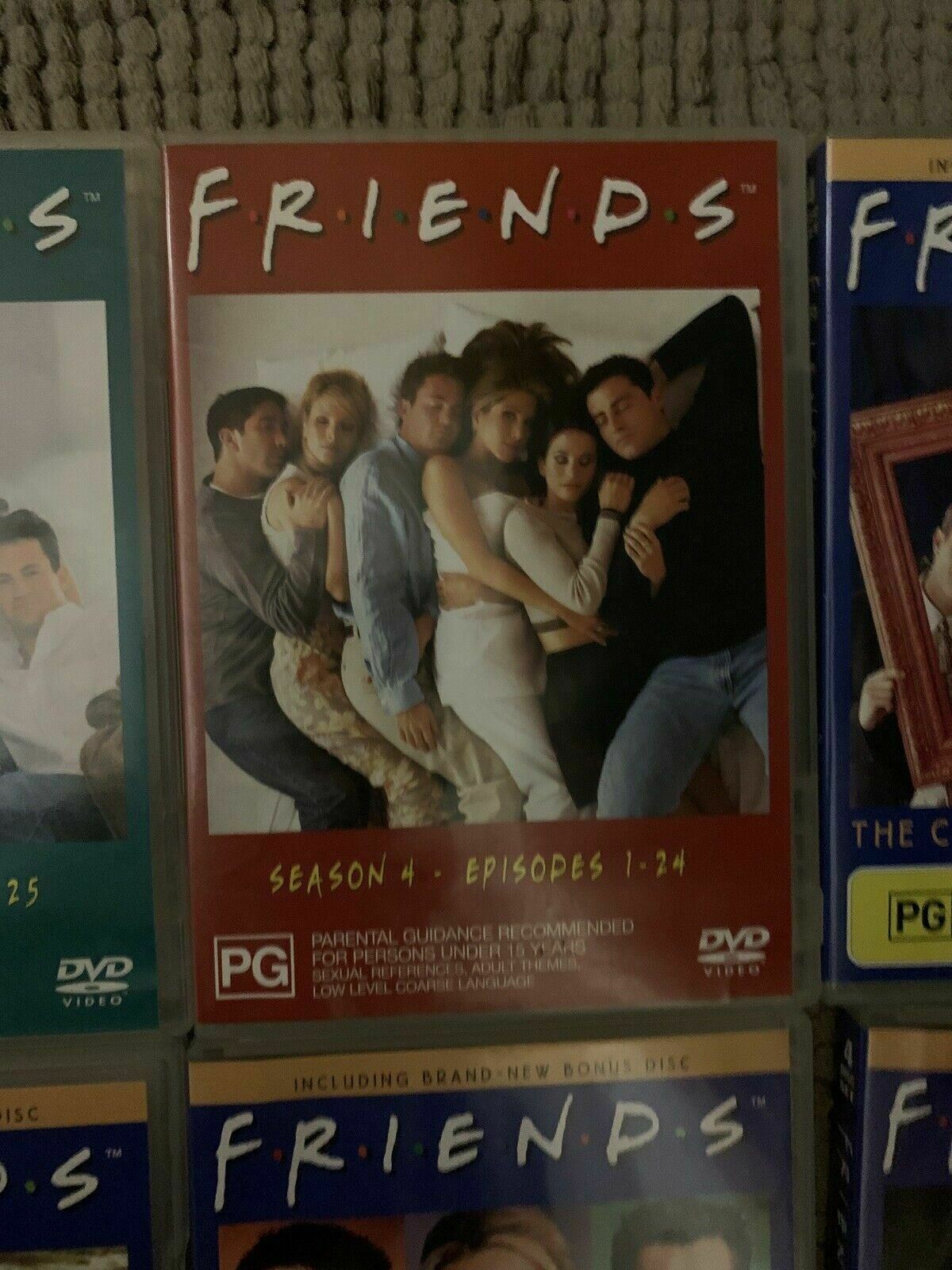 Friends - Complete Series 1-10 (DVD, 2004) Region 4.  Jennifer Aniston