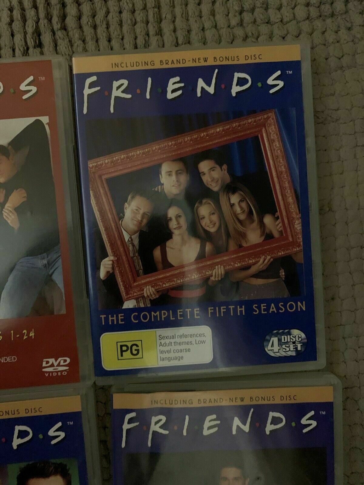 Friends - Complete Series 1-10 (DVD, 2004) Region 4.  Jennifer Aniston