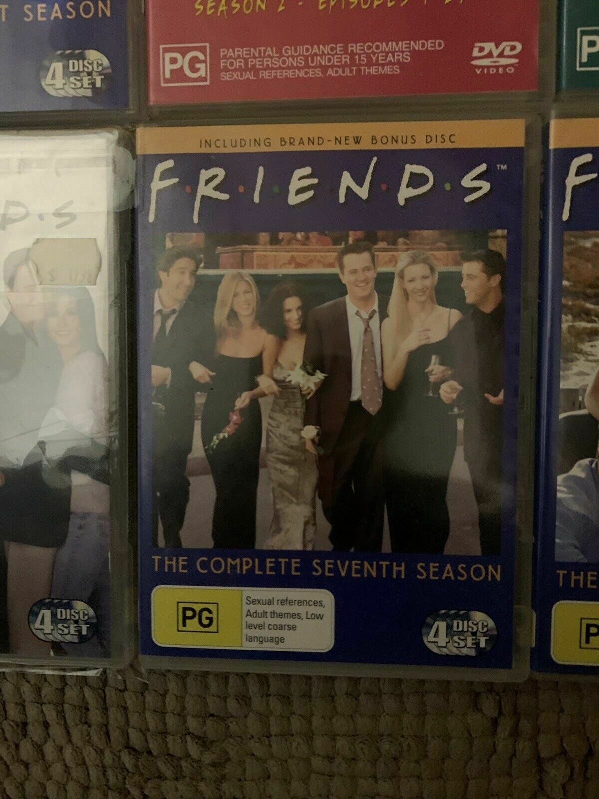 Friends - Complete Series 1-10 (DVD, 2004) Region 4.  Jennifer Aniston