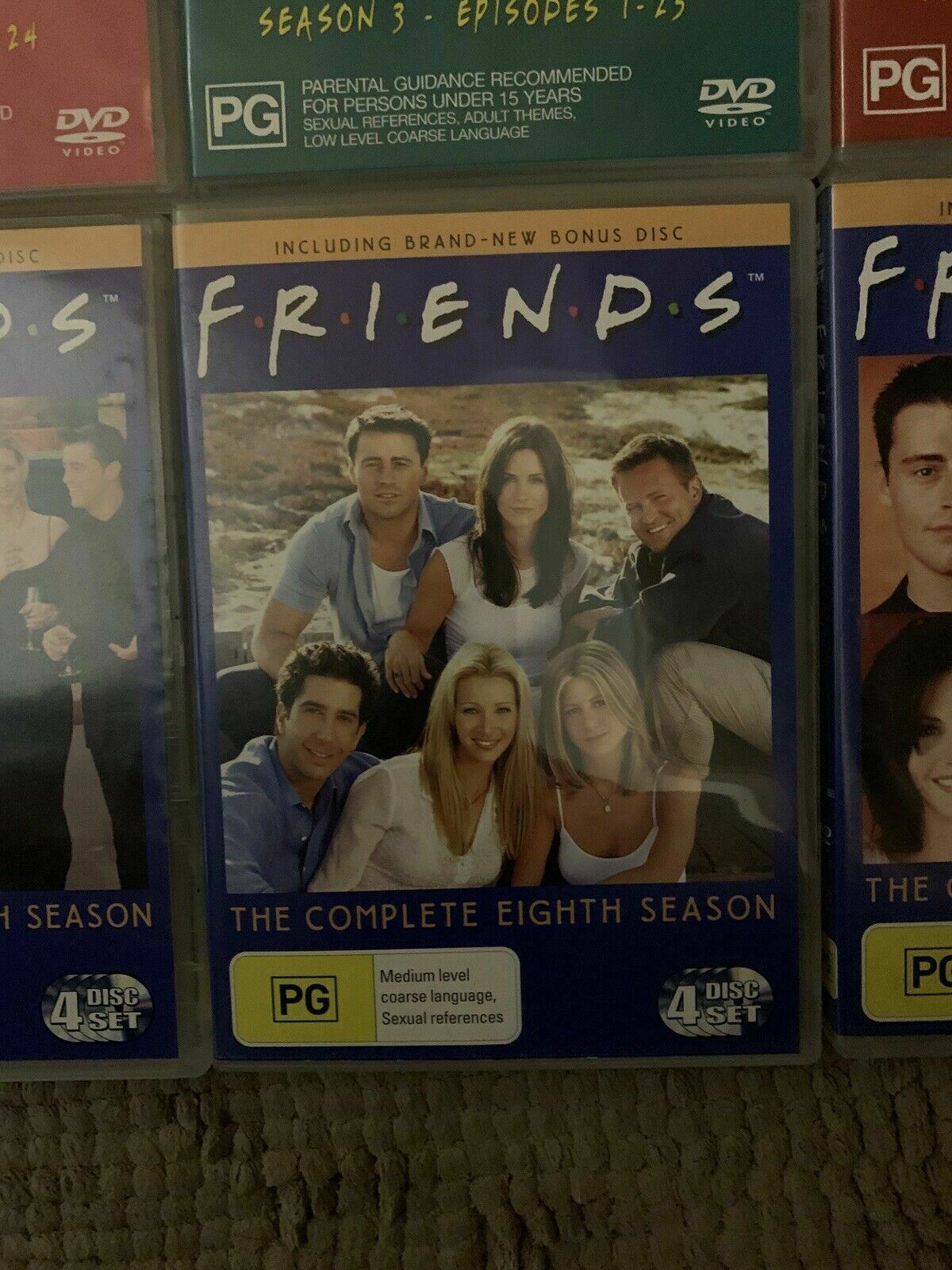 Friends - Complete Series 1-10 (DVD, 2004) Region 4.  Jennifer Aniston