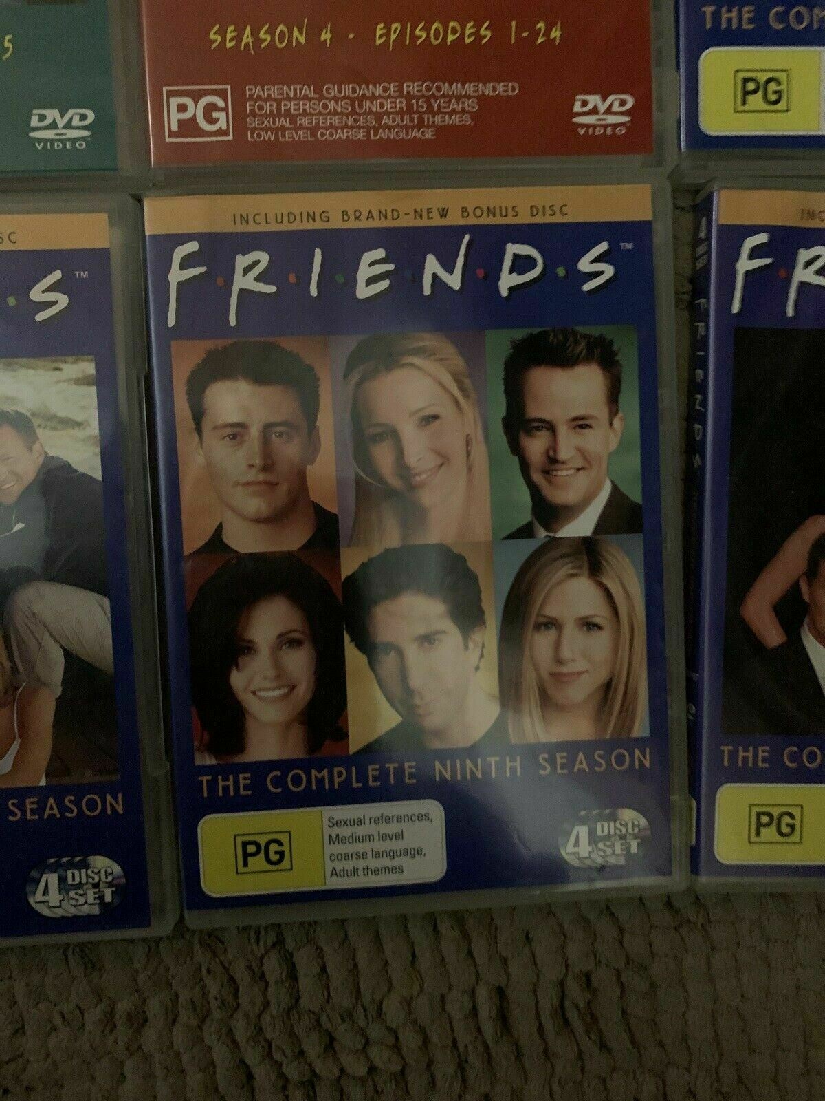 Friends - Complete Series 1-10 (DVD, 2004) Region 4.  Jennifer Aniston