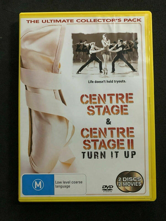 Centre Stage / Centre Stage - Turn It Up (DVD, 2010) Collector's Pack. Region 4