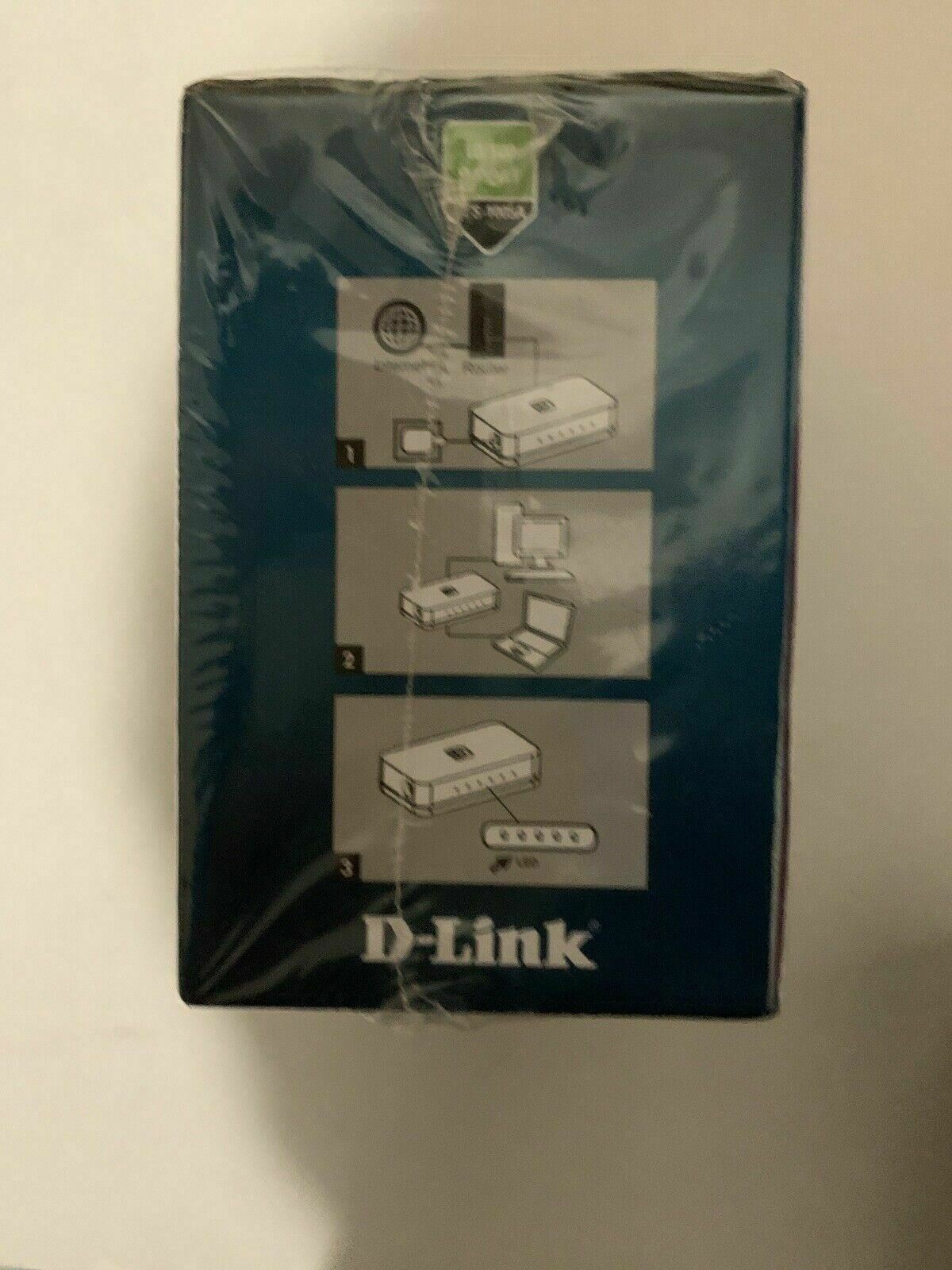 *New Sealed* D-Link 5-Port 10/100 DES-1005A Desktop Switch