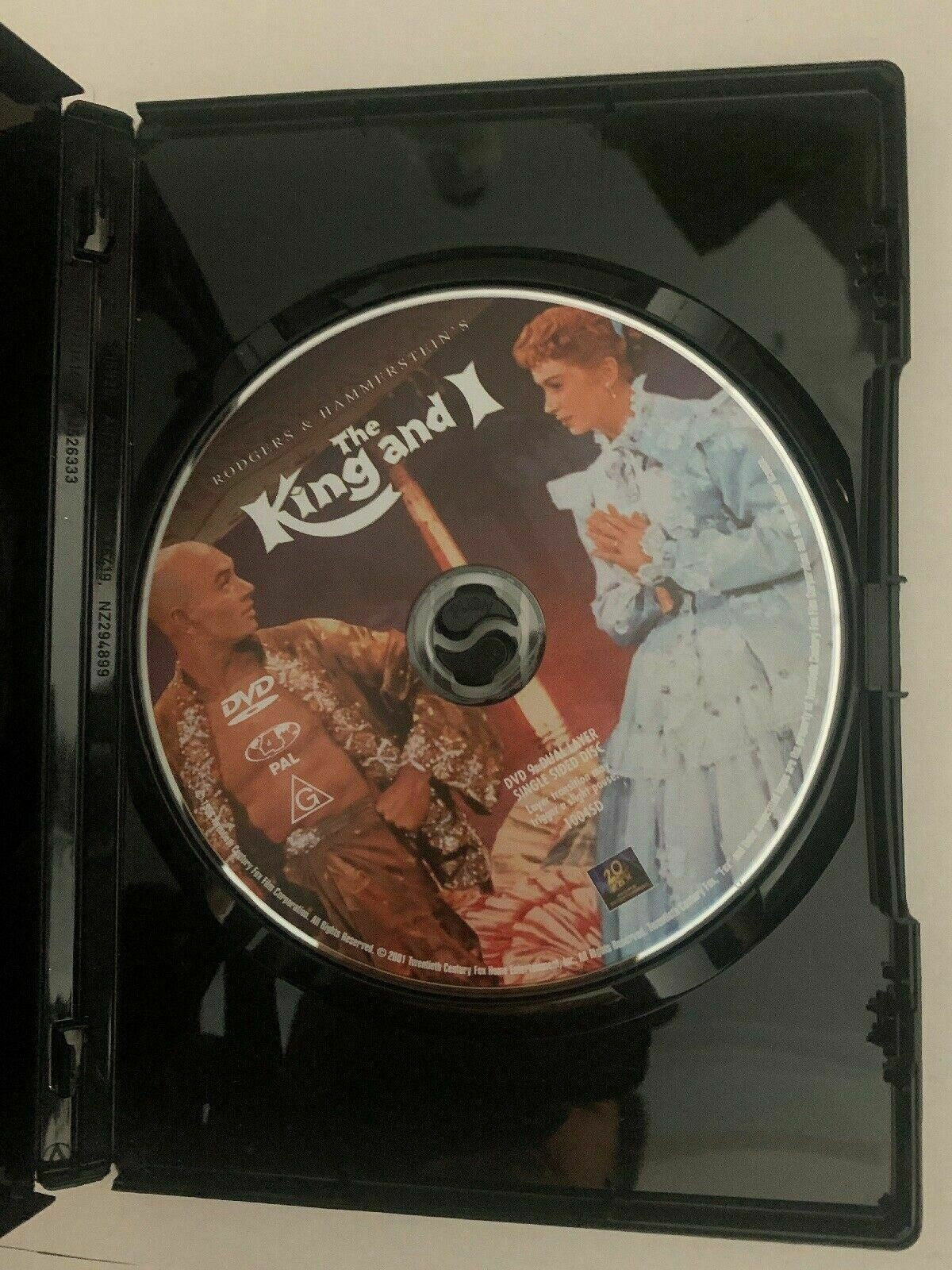 The King And I (DVD, 1956) - Yul Brynner, Deborah Kerr, Rita Moreno - Region 4