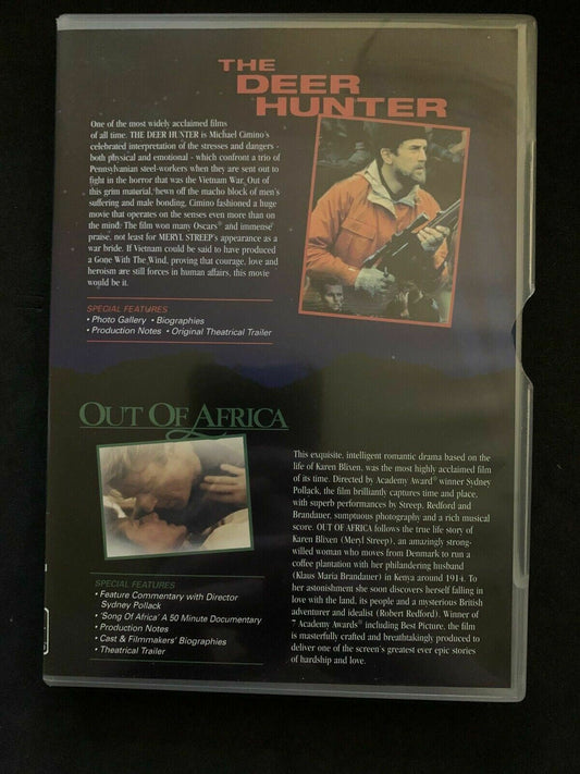 Award Winning Films - The Deer Hunter, Out Of Africa, Jaws, Elephant Man DVD R4