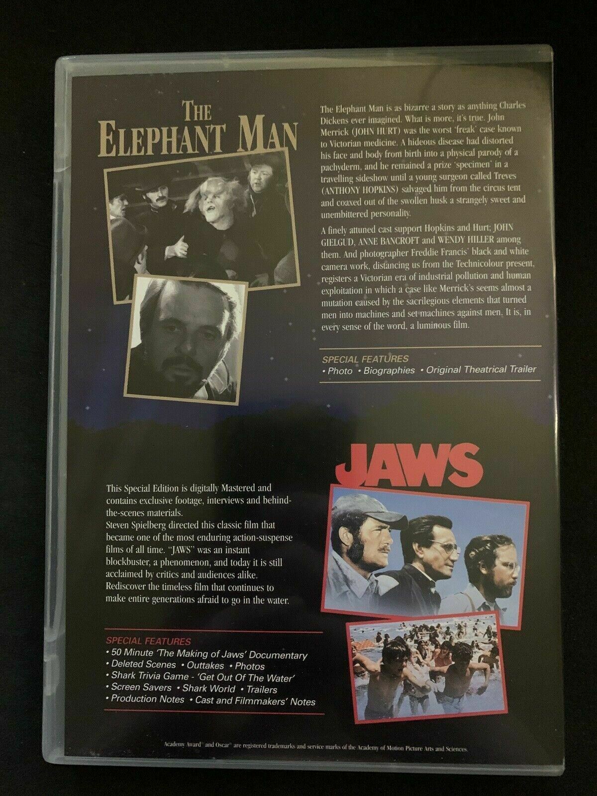 Award Winning Films - The Deer Hunter, Out Of Africa, Jaws, Elephant Man DVD R4