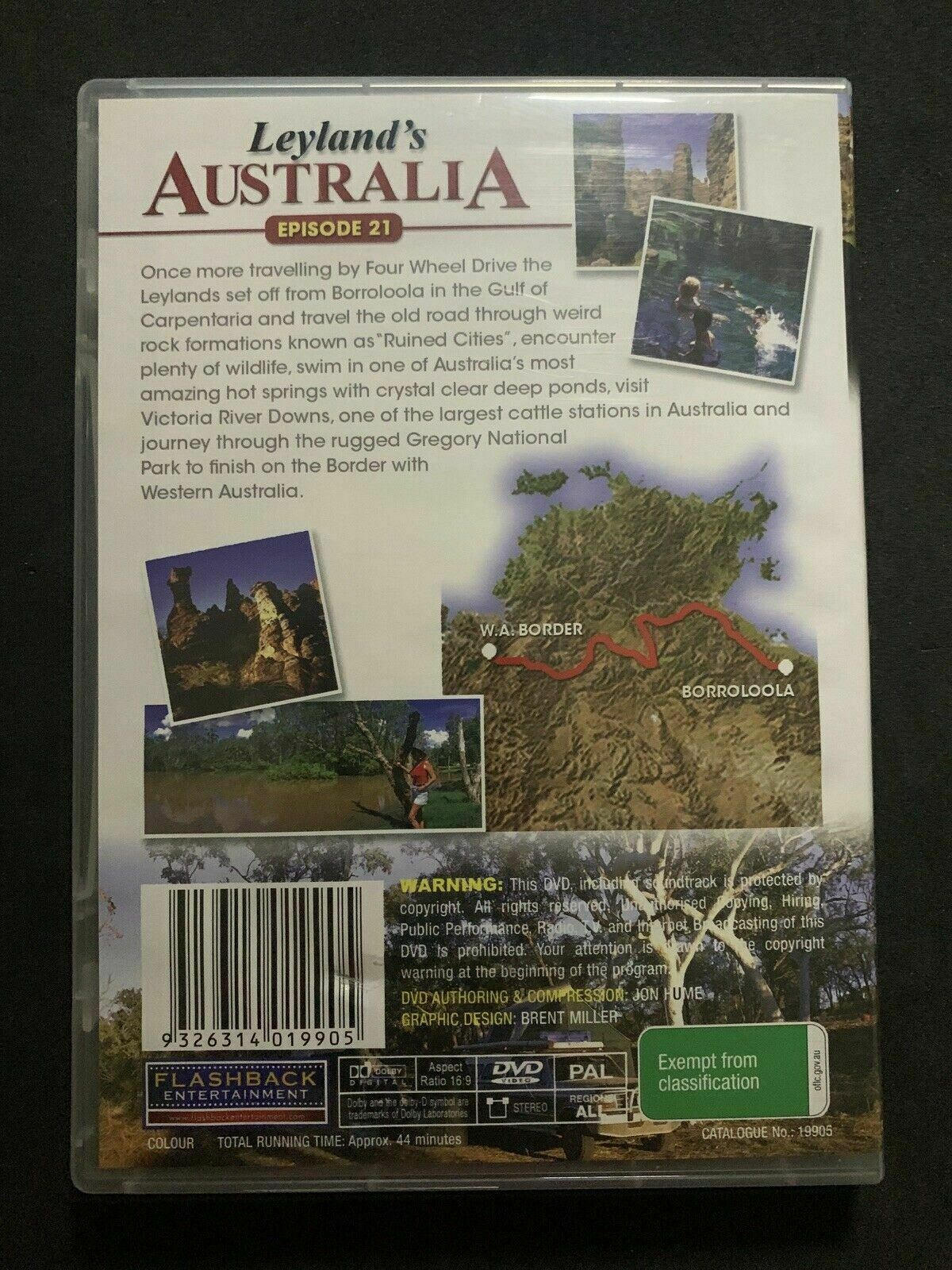 Leyland's Australia Ep 21 Journey The Territory Borroloola to W.A Border DVD