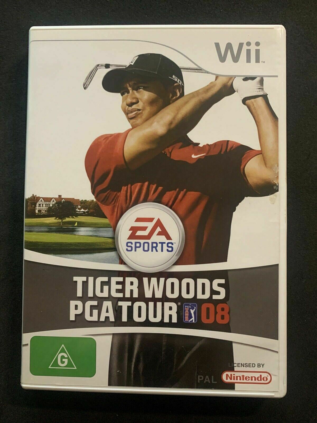 Tiger Woods PGA Tour 08 for Nintendo Wii in Box with Manual Free Post!