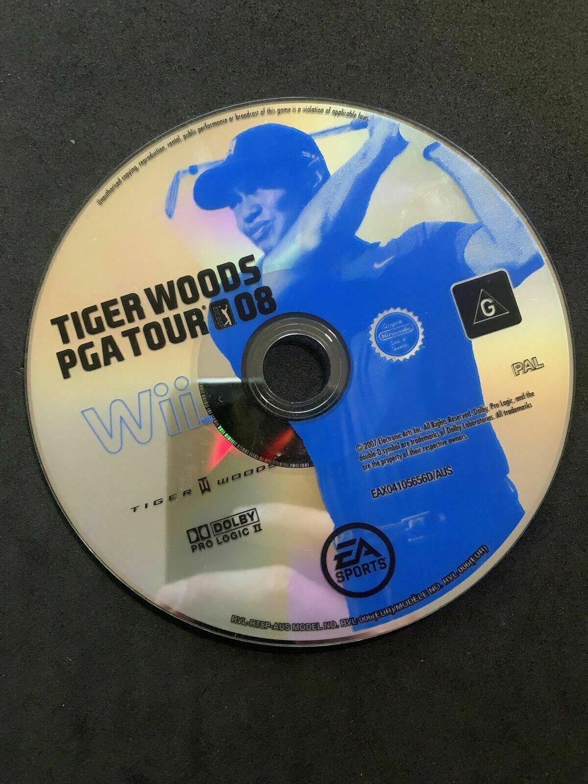 Tiger Woods PGA Tour 08 for Nintendo Wii in Box with Manual Free Post!
