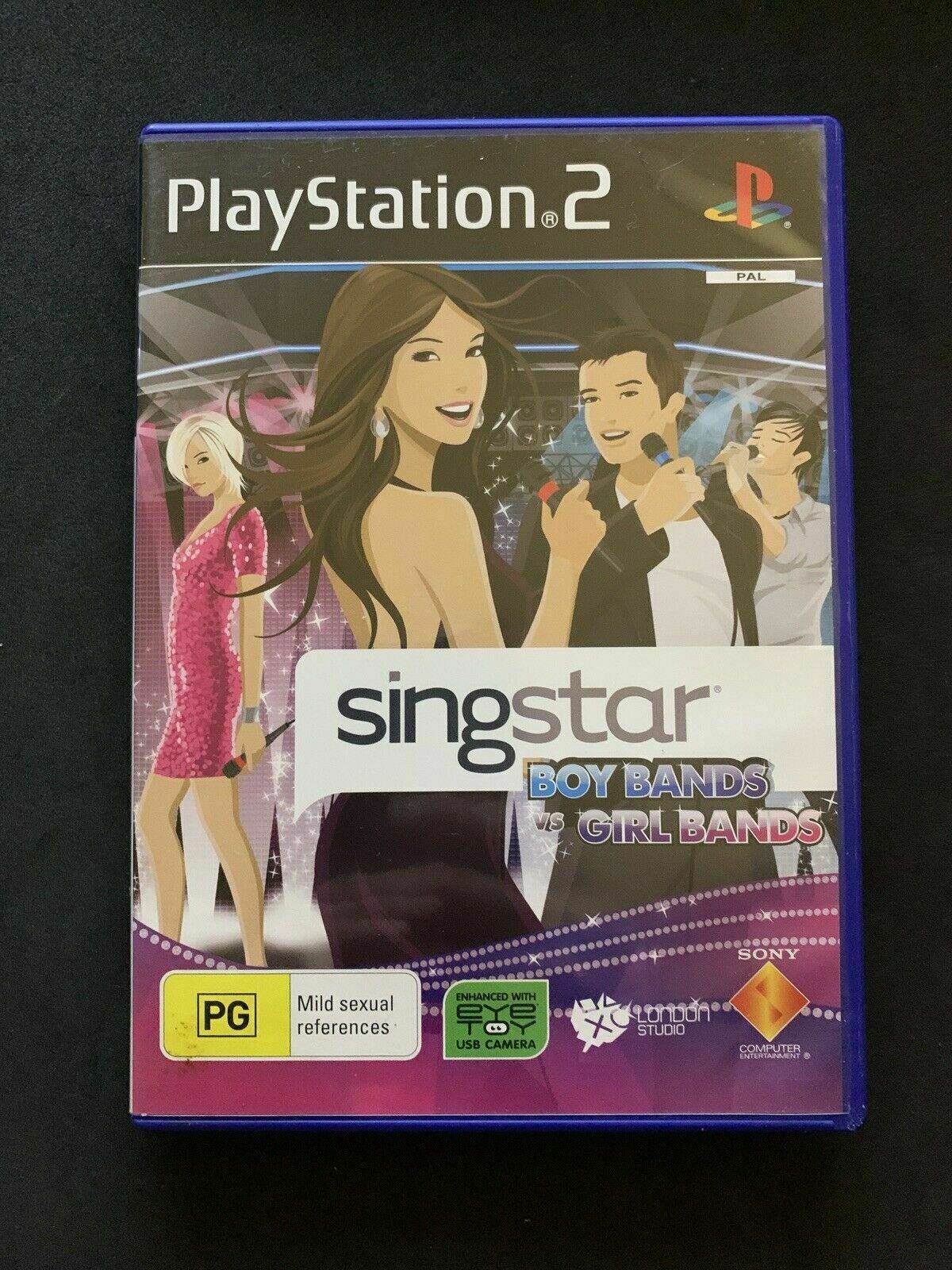 Singstar BoyBands vs Girlbands - Sony PS2 PAL Game with Manual