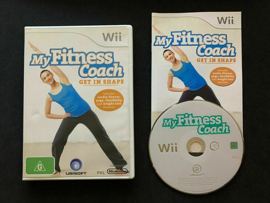 My Fitness Coach Get In Shape - Nintendo Wii Game PAL with Manual