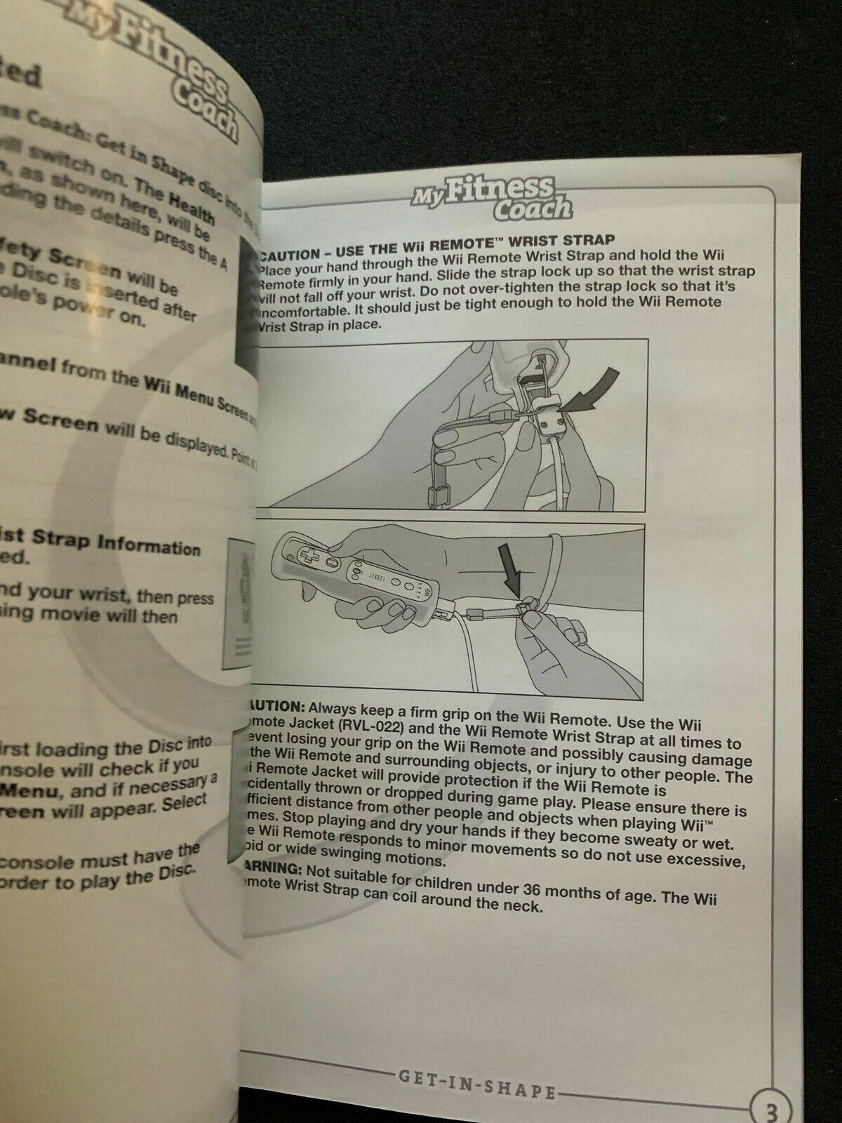 My Fitness Coach Get In Shape - Nintendo Wii Game PAL with Manual