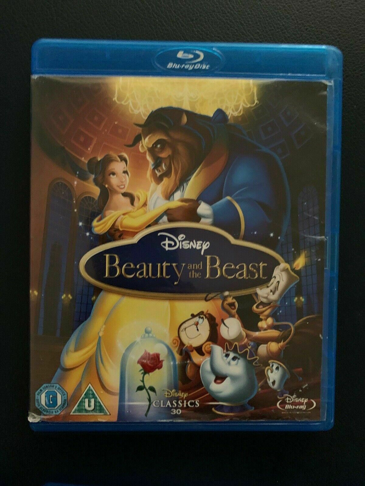 6x Disney Blu-Ray Set - Beauty & The Beast, Little Mermaid, Toy Story, Robinhood