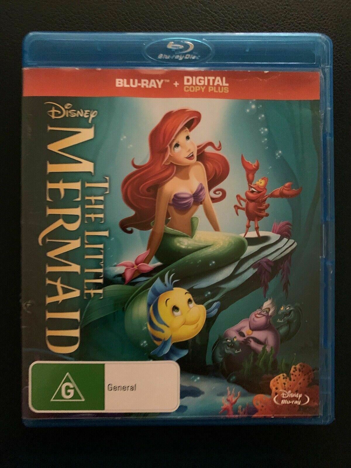 6x Disney Blu-Ray Set - Beauty & The Beast, Little Mermaid, Toy Story, Robinhood