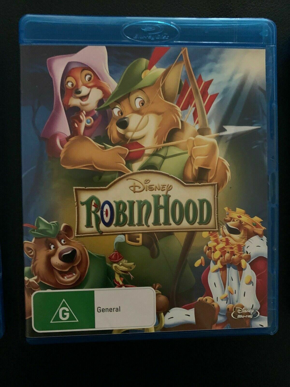 6x Disney Blu-Ray Set - Beauty & The Beast, Little Mermaid, Toy Story, Robinhood