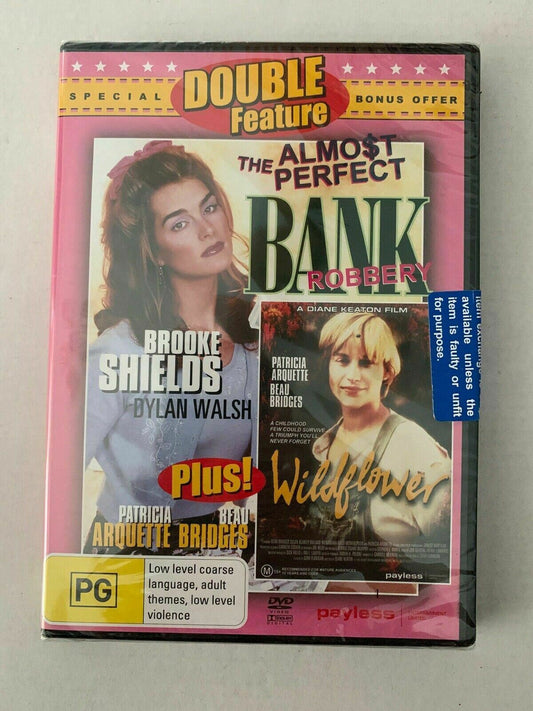*New Sealed* The Almost Perfect Bank Robbery & Wildflower - DVD All Regions