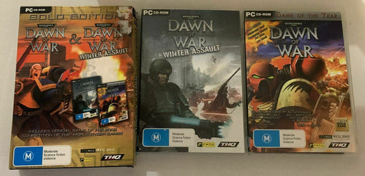 Warhammer 40000 Dawn Of War & Winter Assault Gold Edition PC CDROM