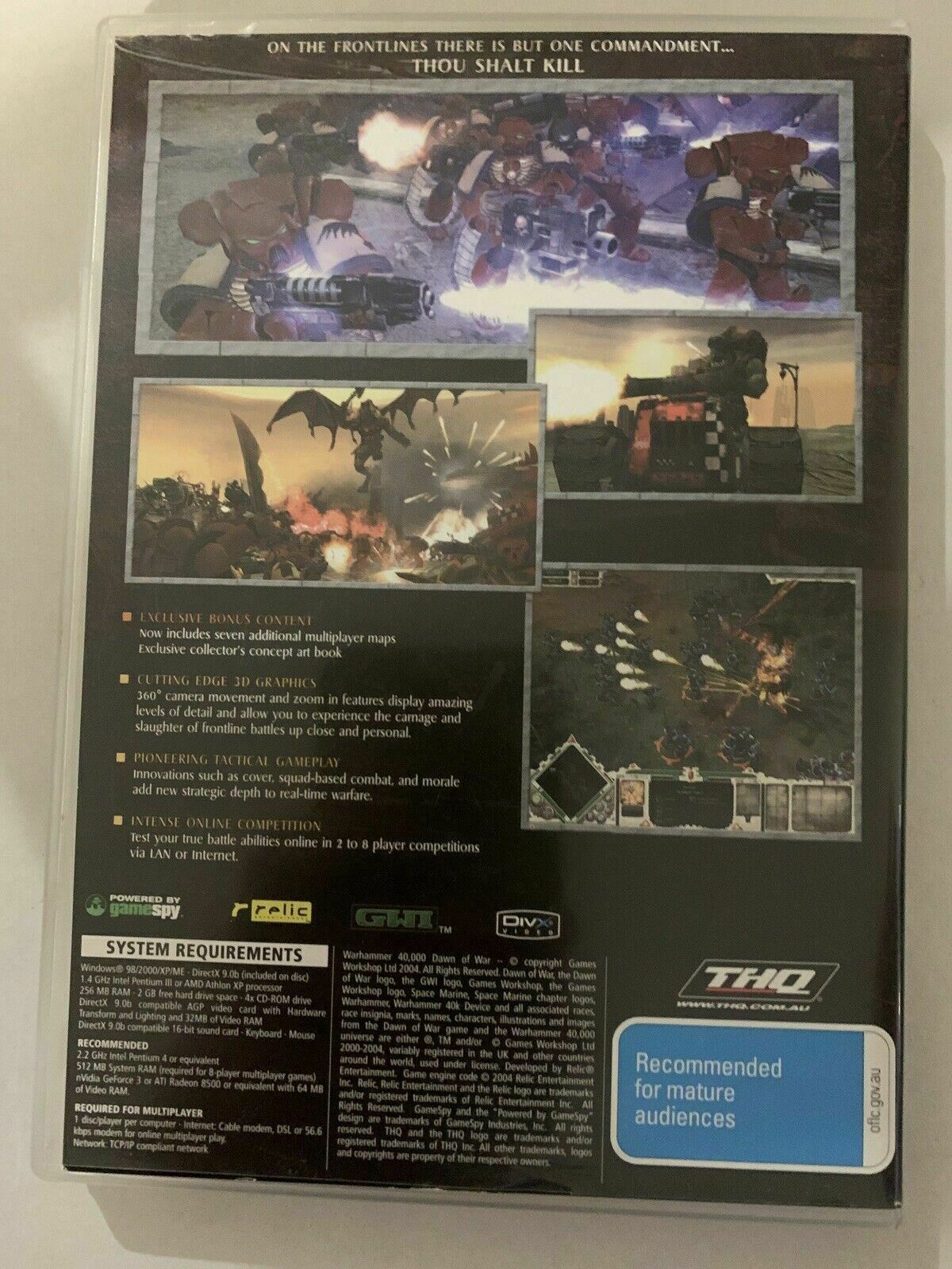 Warhammer 40000 Dawn Of War & Winter Assault Gold Edition PC CDROM