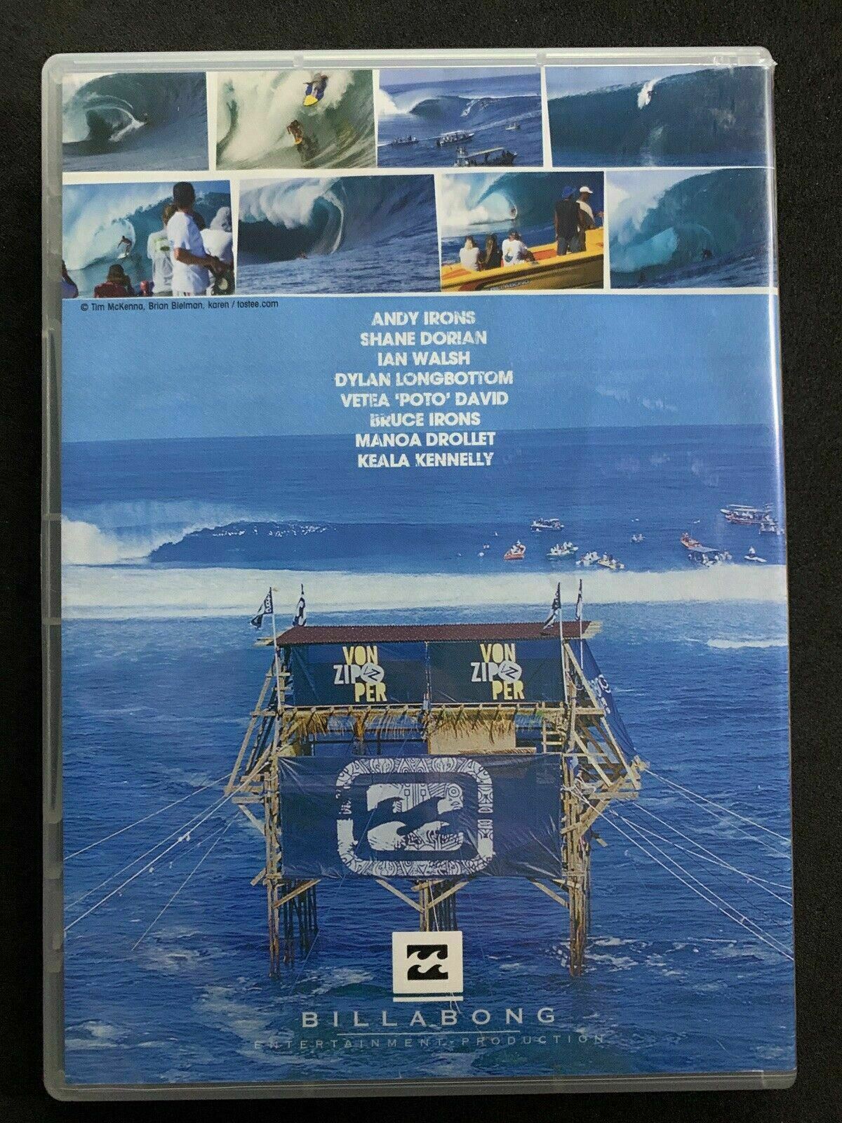 Solid Billabong DVD Surfing 2005 -  Surf Pro Tahiti Teahupoo Kustom Andy Irons