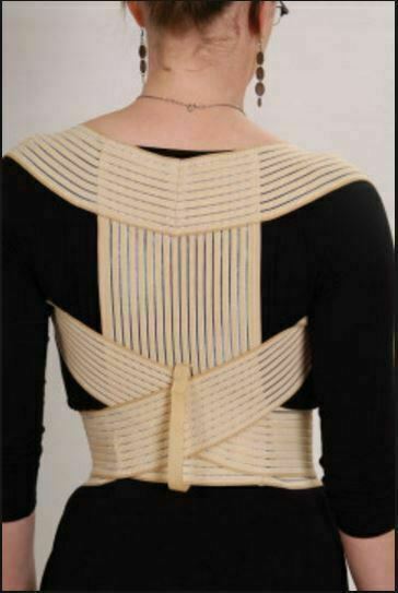 New Posture Clavicle Support Corrector Back Shoulder Belt Deluxe Elastic Splint