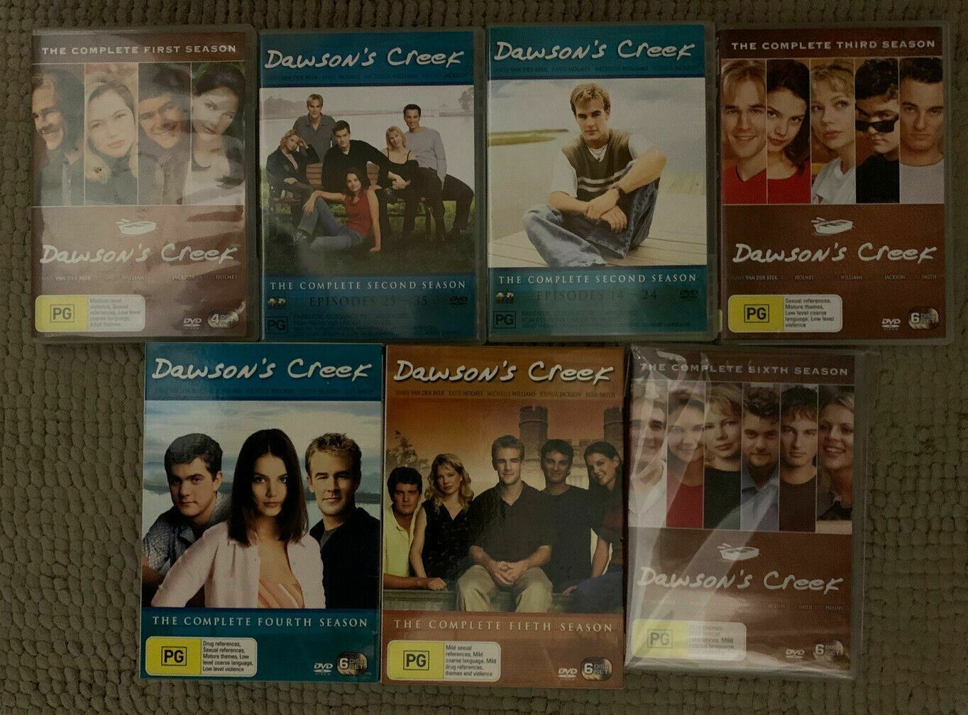 Dawson's Creek : Complete Season 1-6 (DVD, 2007) Region 4