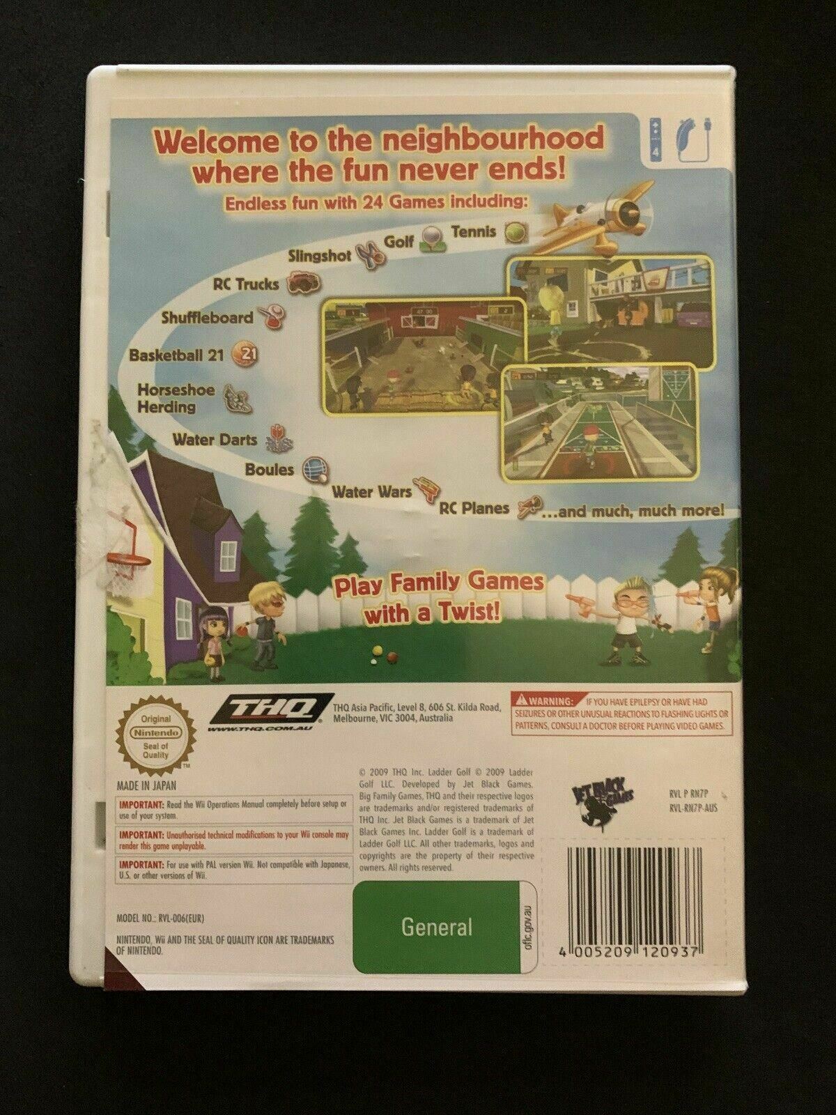 Big Family Games for Nintendo Wii PAL with Manual 24 Games: Football, Tennis..