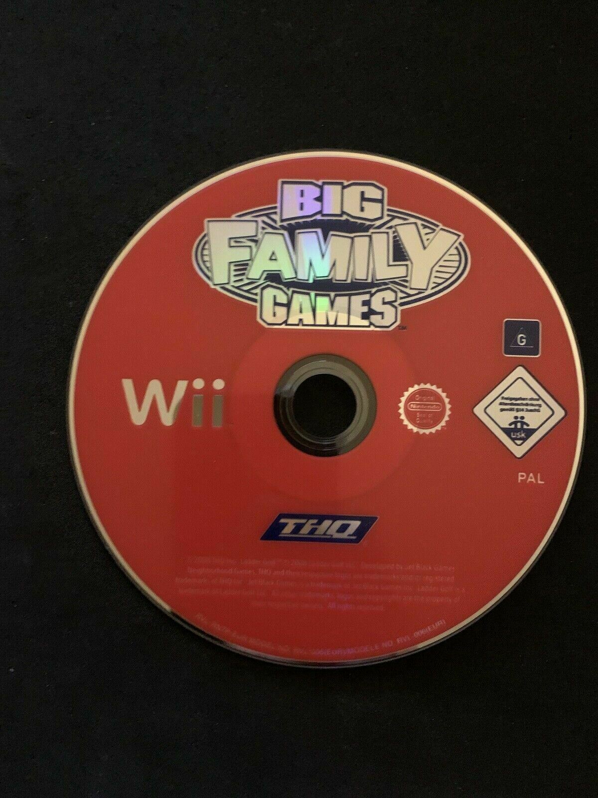 Big Family Games for Nintendo Wii PAL with Manual 24 Games: Football, Tennis..