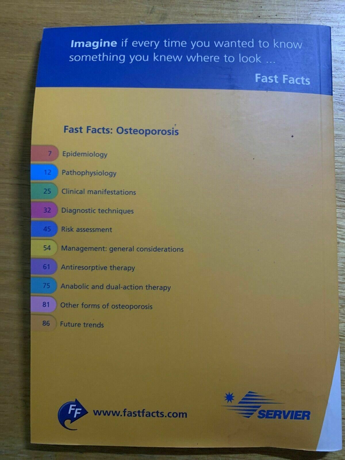 Fast Facts: Osteoporosis by Juliet E. Compston, Clifford J. Rosen (Paperback,...