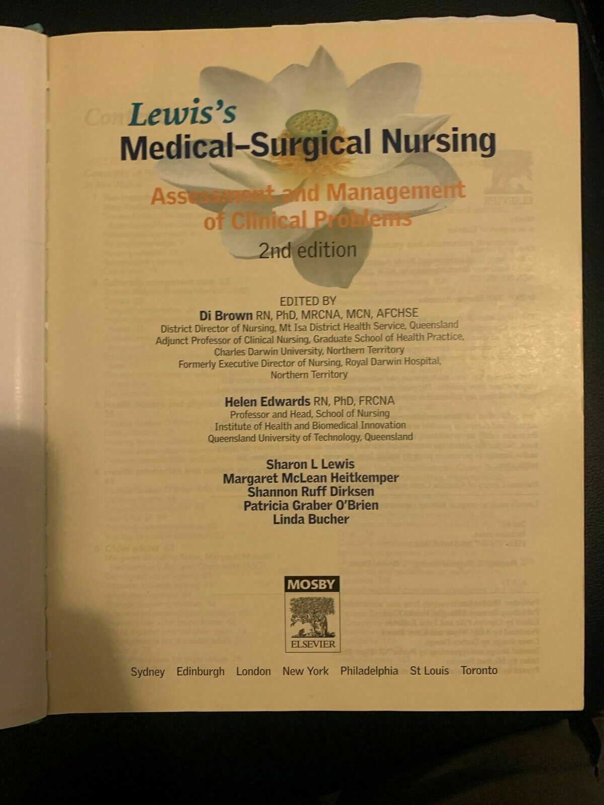 Lewis's Medical-surgical Nursing: Assessment and Management of Clinical Problems