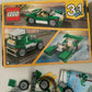 Lego creator 6-12 31056 3in1 *Incomplete* contains 102 LEGOs Pieces 3 Manuals