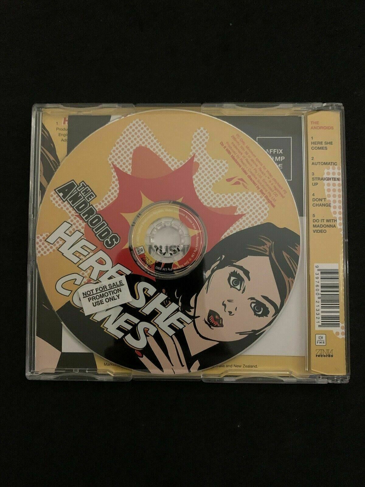 The Androids by The Androids + Here She Comes *Signed Copy* (CD, 2003)