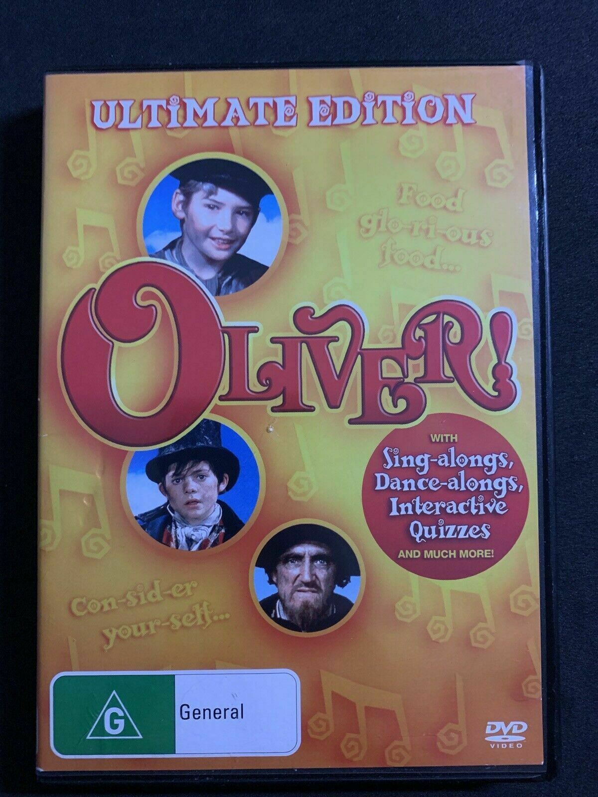 Oliver! - Ultimate Edition (DVD, 1968) Mark Lester. Region 4