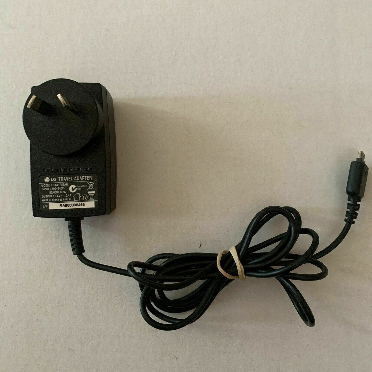 Genuine LG Travel Adapter STA-P53AR AU Plug for Mobile Phone