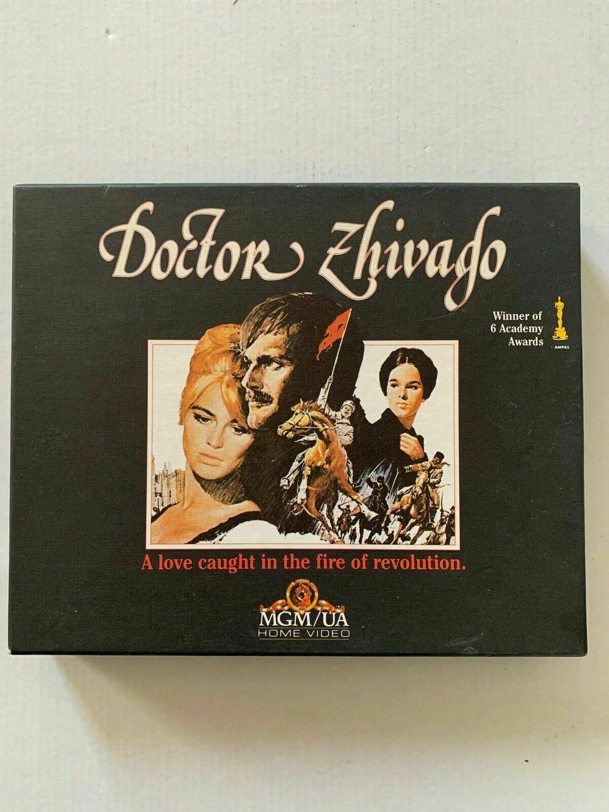 *Rare Collectible* Doctor Zhivago (1965) VHS Box Set Part 1 & 2 Video Tapes VGC