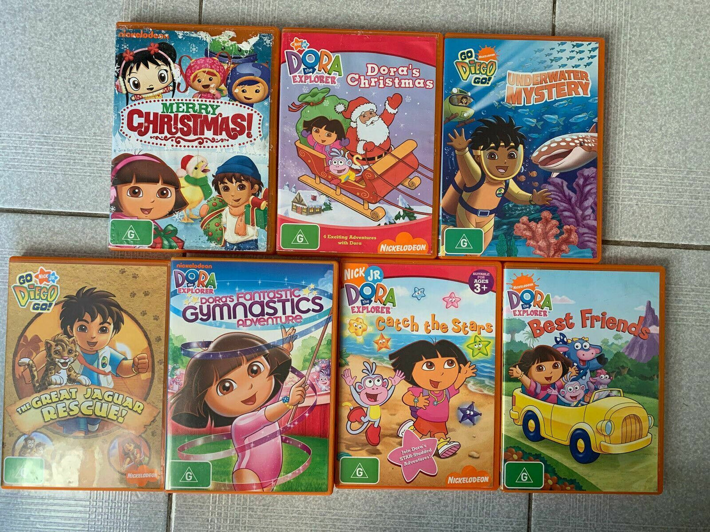 7x Dora The Explorer DVD Region 4