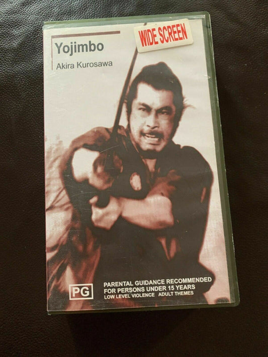 Akira Kurosawa - Yojimbo - Widescreen Edition (VHS, 1961) PAL Toshiro Mifune