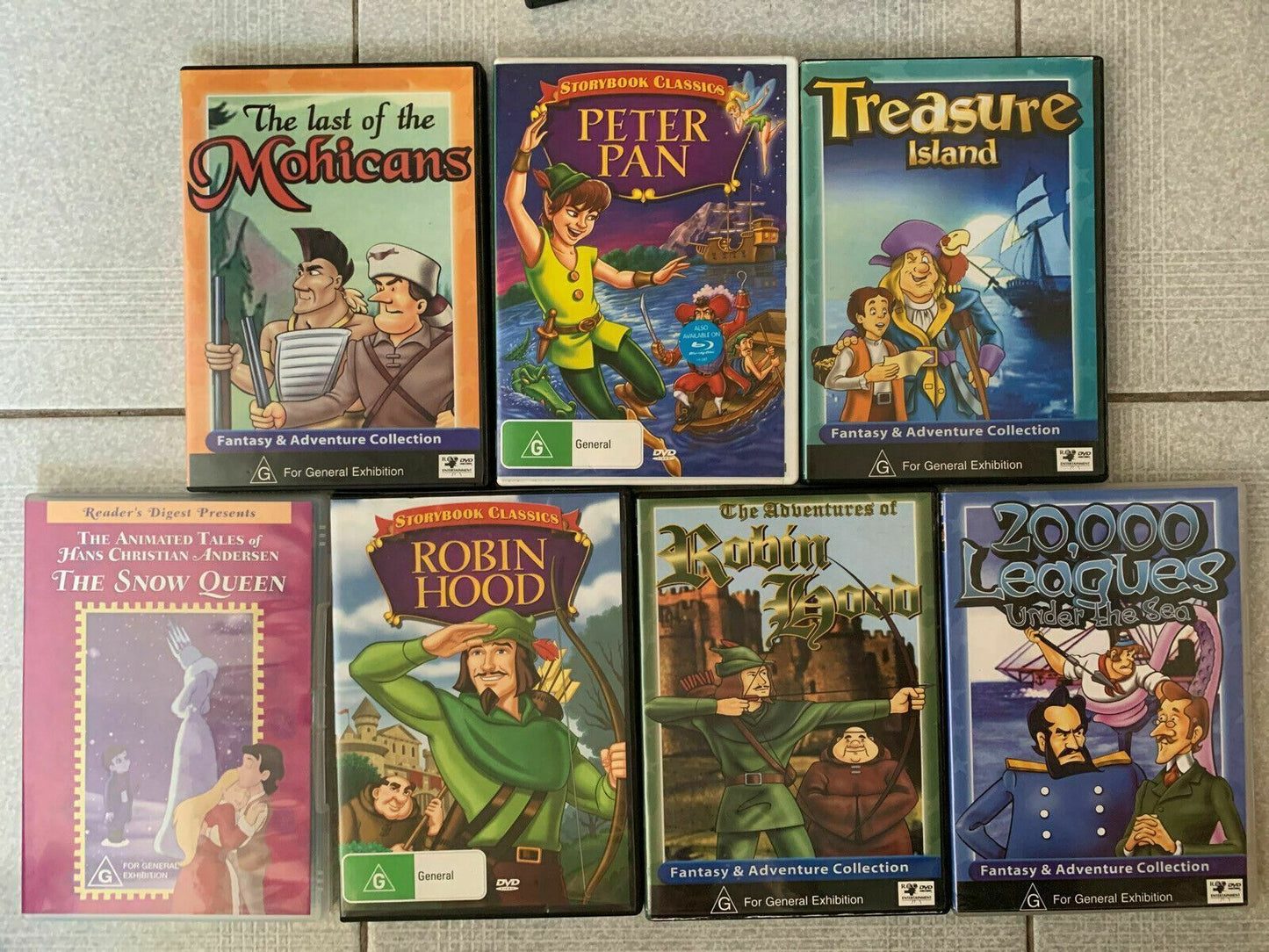 7x Storybook Classics Fairytale DVD