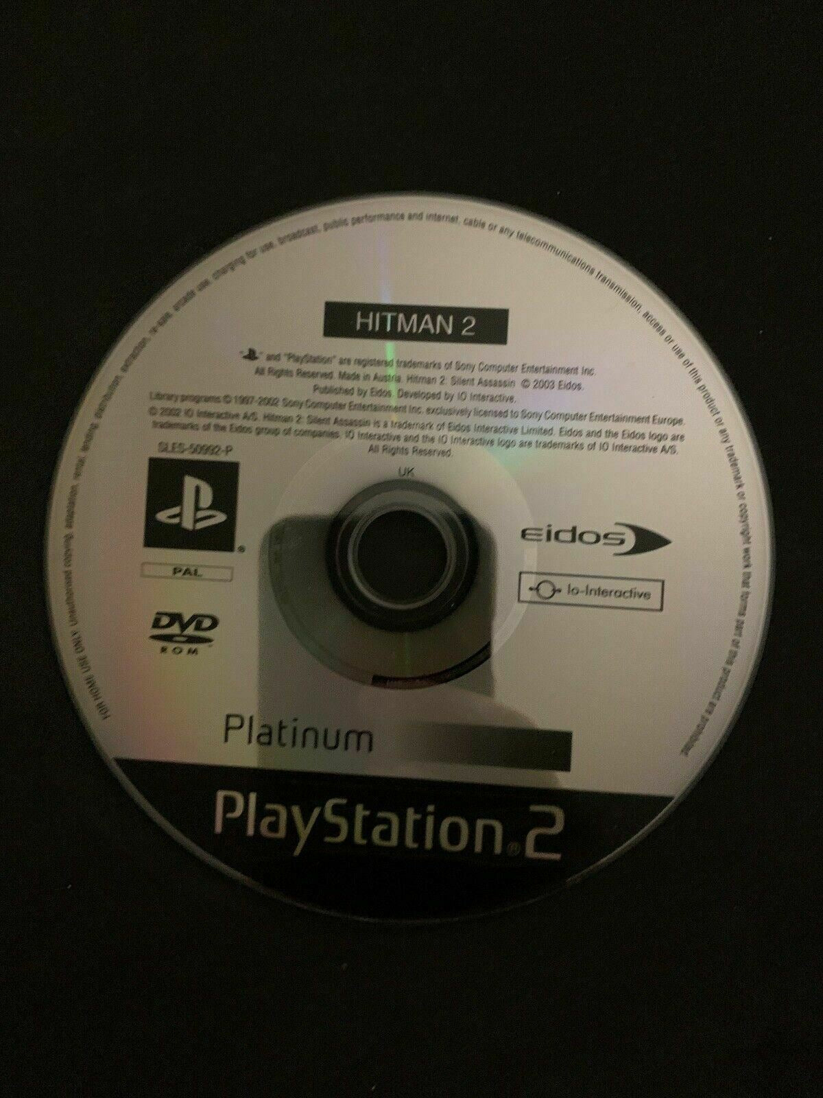 Hitman 2: Silent Assassin - Sony PlayStation 2 PS2 Game PAL with Manual