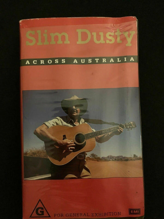 Slim Dusty Across Australia (VHS, 1990)  VIDEO PAL *RARE*