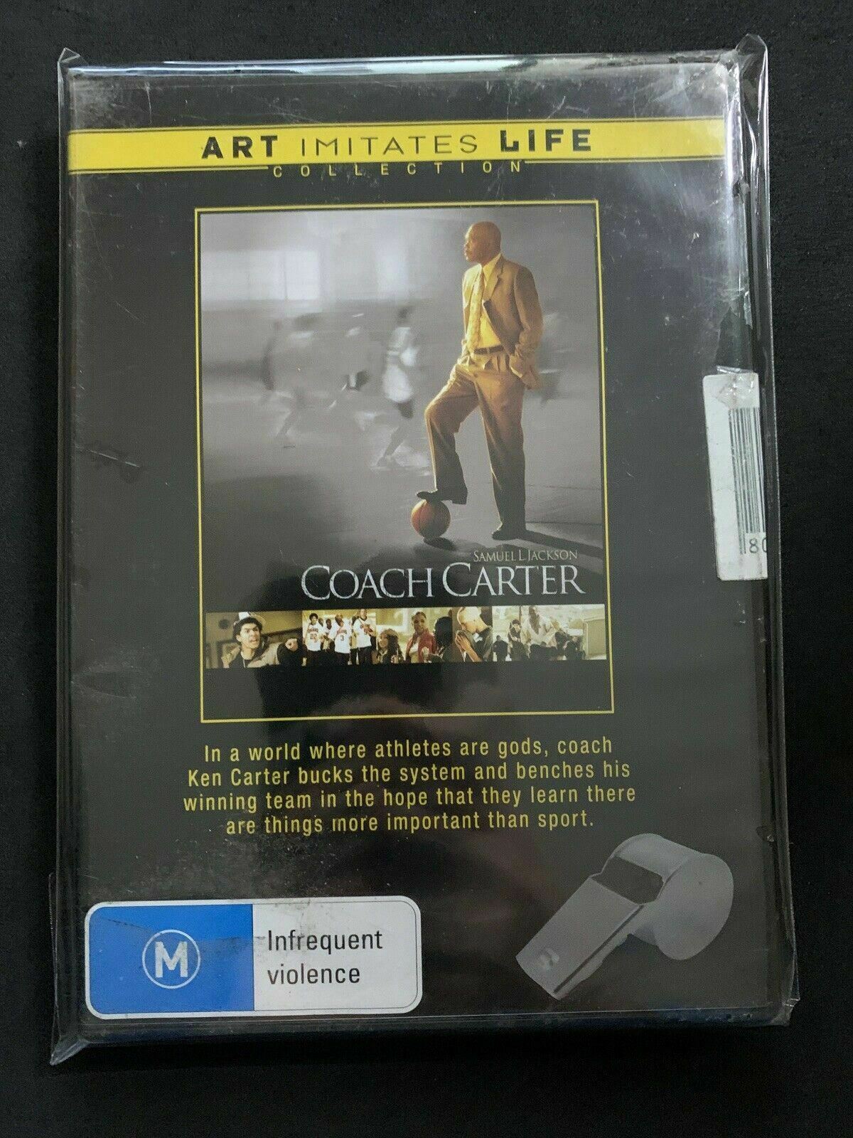 *New Sealed* Coach Carter - Art Imitates Life (DVD, 2005) Region 4