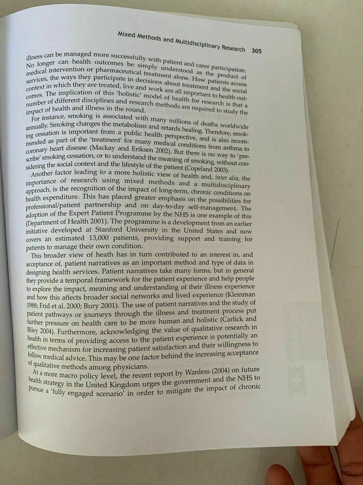 Researching Health: Qualitative, Quantitative & Mixed Methods. Mike Saks 2008